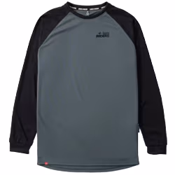 Majica z dolgimi rokavi Essentials grey black